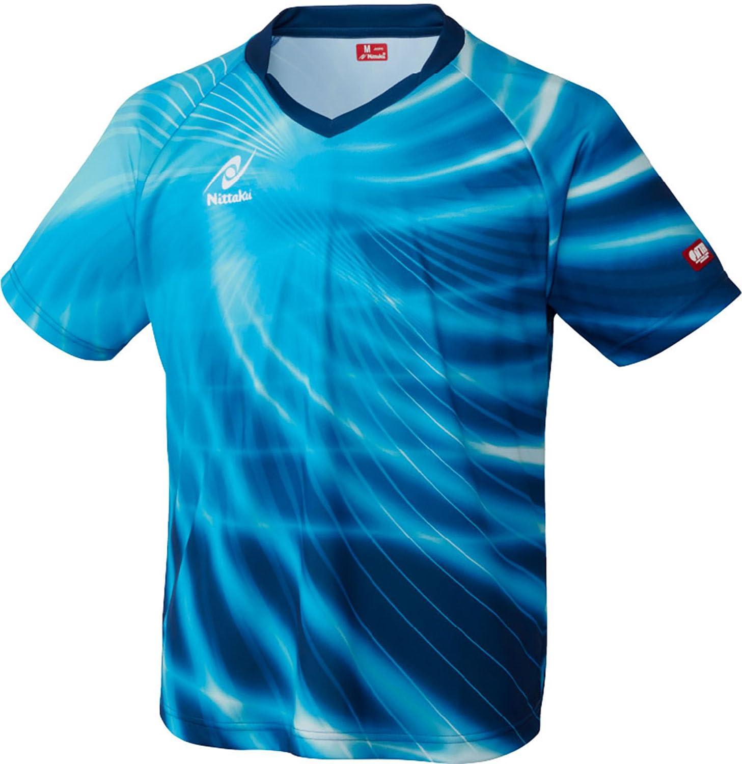 [Nittaku] Eddie Shirt Eddie Shirt NW2215 Blue SS