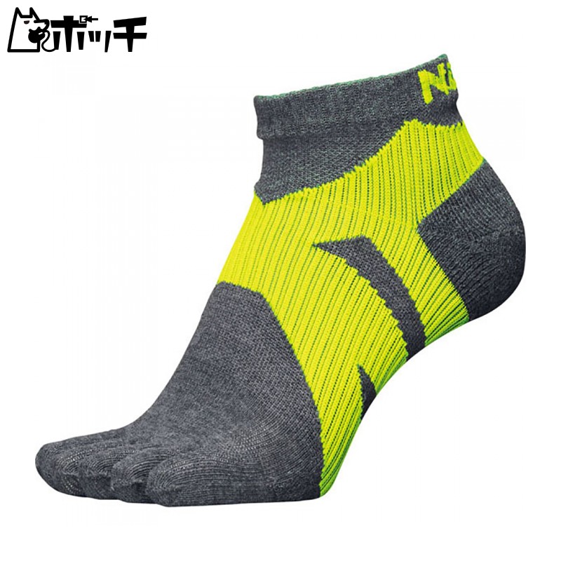 Nittaku Table Tennis Socks Five-Toe Socks Light Green L (25.0~28.0cm) NW2900
