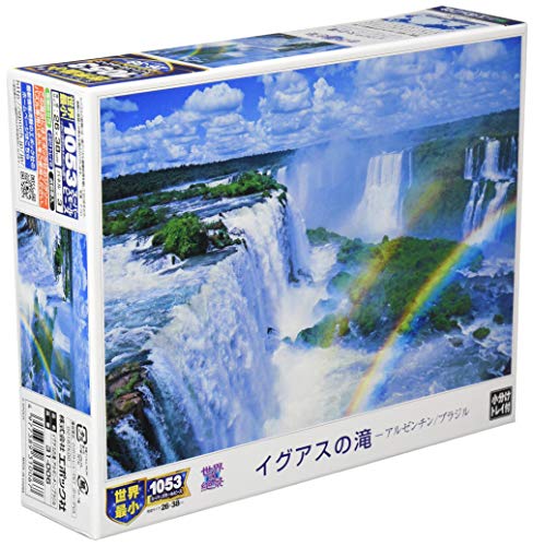 EPOCH 1053 Super Small Piece Jigsaw Puzzle: Overseas Scenery - World's Spectacular Views: Iguazu Falls - Argentina/Brazil (26×38cm) 31-006 Includes Glue, Spatula, and Point Voucher EPOCH