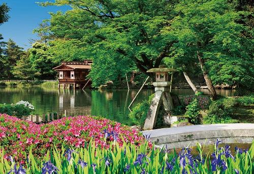 Beverly 300-Piece Jigsaw Puzzle: Fresh Greenery at Kenroku-en Garden (26×38 cm) 300-096