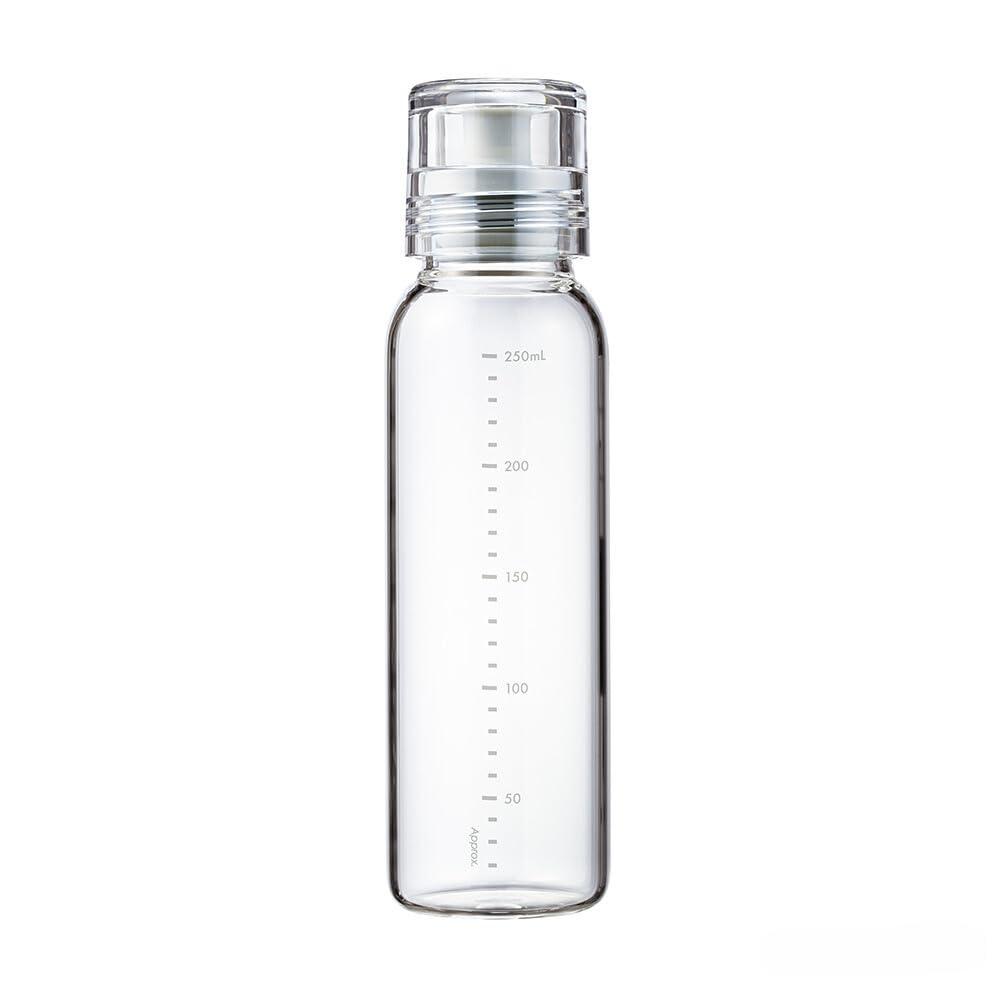 HARIO Dressing Bottle Slim 250ml Boiling Water Safe Pale Gray DBSN-250-PGR