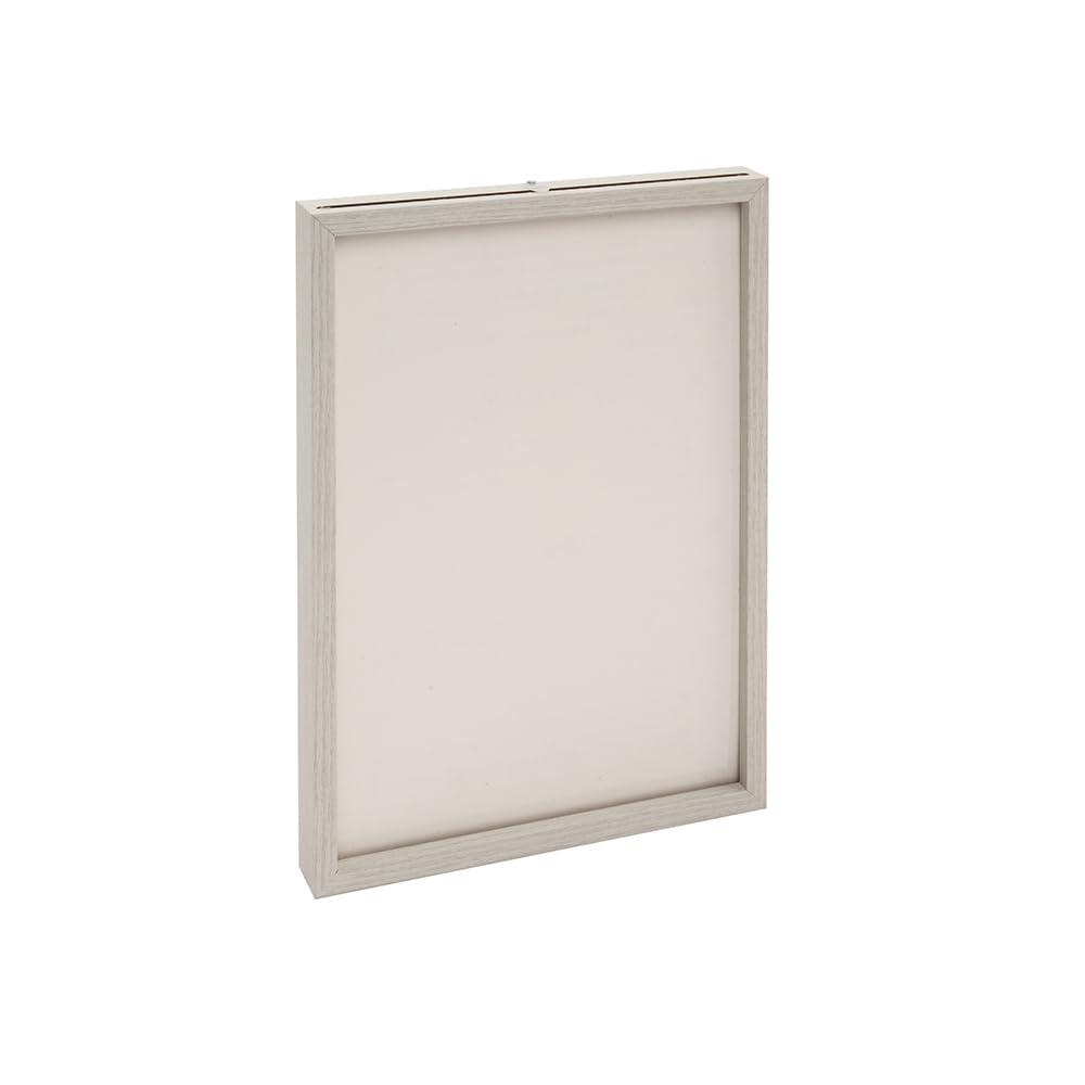 Yanoman Wooden Puzzle Frame Interior Stand Frame White (18.2x25.7cm) Panel Frame White