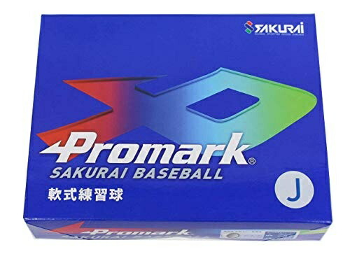 Sakurai Trading (SAKURAI) Promark Baseball Softball Practice Balls Size J 12 Balls Per Dozen 69mm LB-312J DZ White