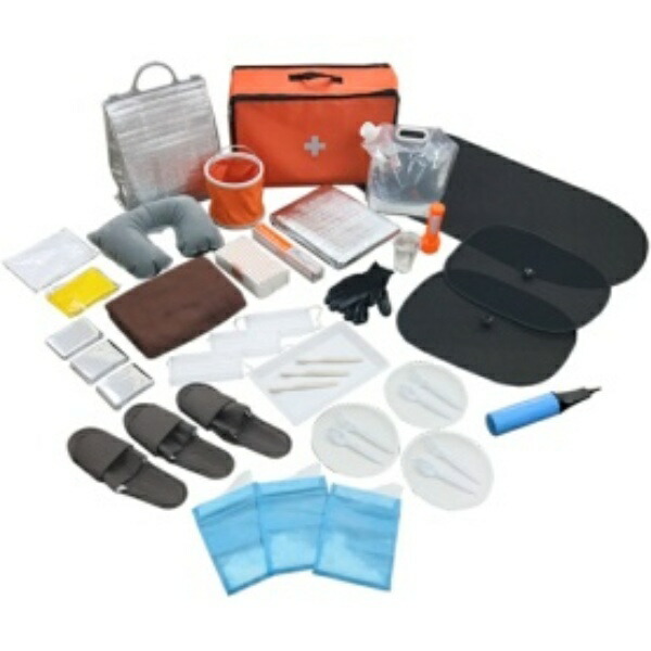 YAMAZEN Emergency Car Kit Vehicle-Mounted Simple Evacuation Set Disaster Preparedness Supplies Evacuation Backpack 25-Piece Disaster Preparedness Kit For Initial Evacuation YSB-25