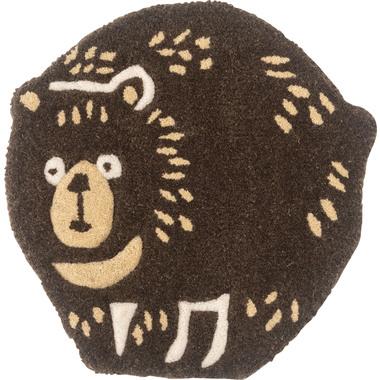 Higashitani ROOM ESSENCE Seat Cushion Cushion Chair Comfortable Animal Animal Print Stylish Unique Healing Compact Fluffy (Bear)