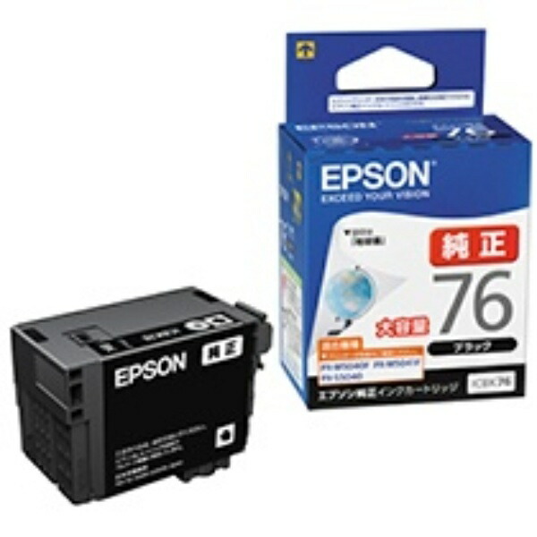 Epson Ink Cartridge Black High Capacity ICBK76 1 piece