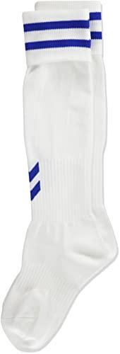 Hummel Long Socks Junior Game Stockings Kids White × Royal Blue (1063) 19-21