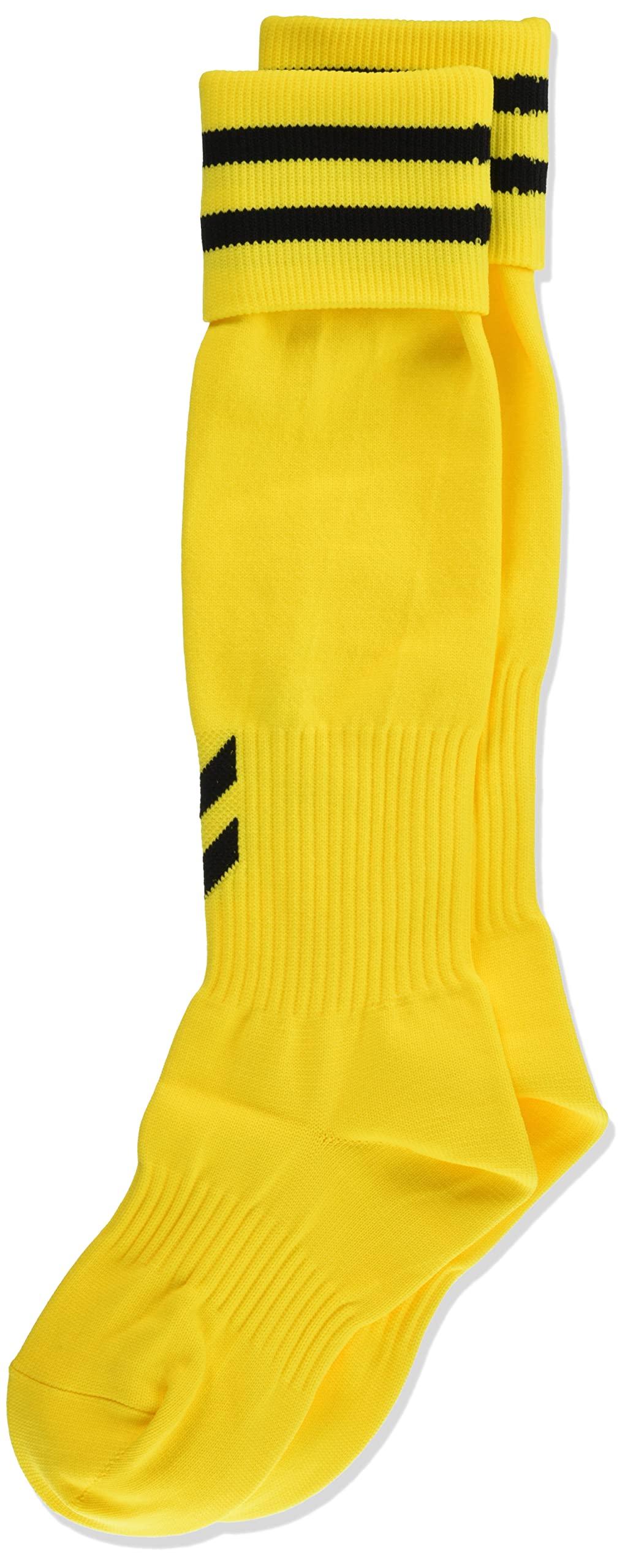 Hummel Long Socks Junior Game Stockings Kids Yellow×Black (3090) 19-21