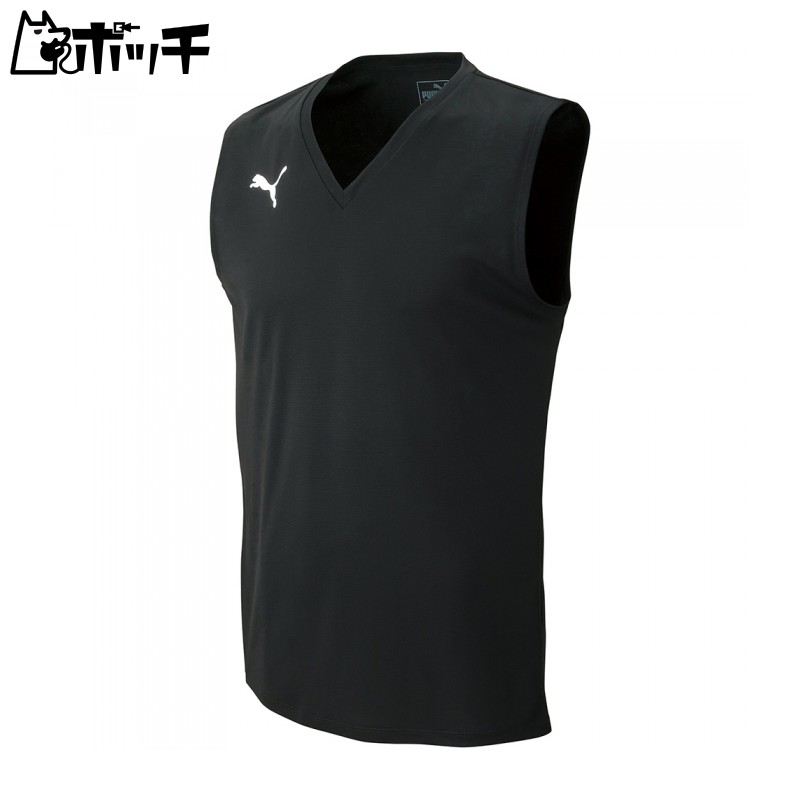 [PUMA] V-Neck Sleeveless Inner Shirt Junior SL Inner Shirt 655278 Boys 2024 Spring/Summer Color PUMA Black (01) 120