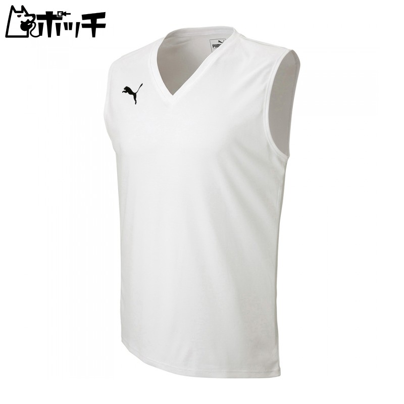 [PUMA] V-Neck Sleeveless Inner Shirt Junior SL Inner Shirt 655278 Boys 2024 Fall/Winter Color PUMA White (02) 140