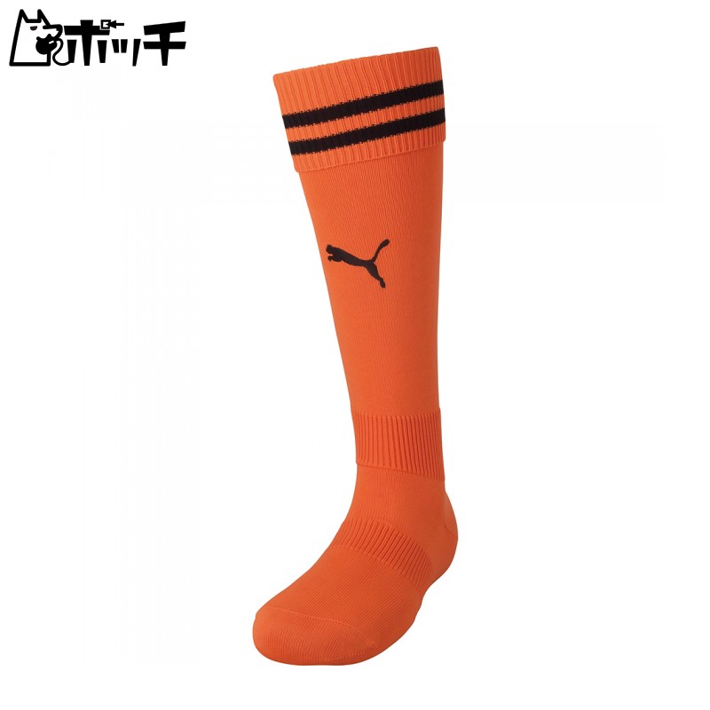 [PUMA] Soccerwear Lineiri Junior Stockings 729882 [Junior] Kids Fall/Winter 2024 Color Golden Poppy/PUMA Black (08) 19.0-21.0 cm