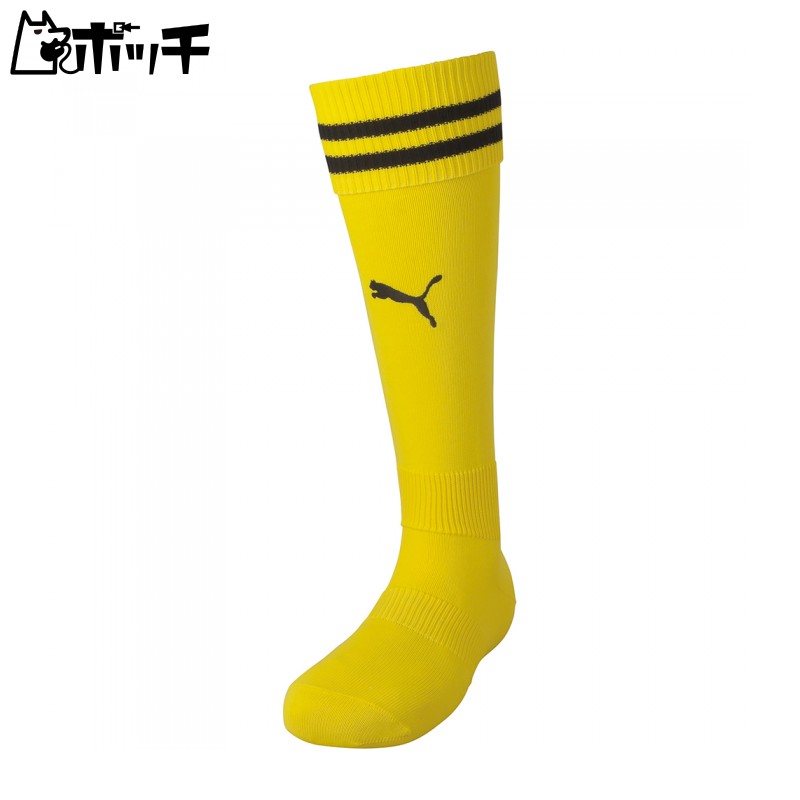 [PUMA] Soccerwear Lineiri Junior Stockings 729882 [Junior] Kids 2024 Fall/Winter Color Cyber Yellow/PUMA Black (07) 16.0-18.0 cm