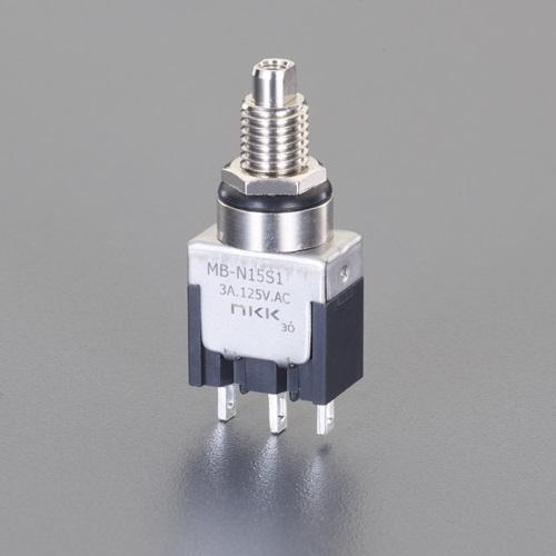 125V/3A Push Button Switch (Single Pole Double Throw / Compact)