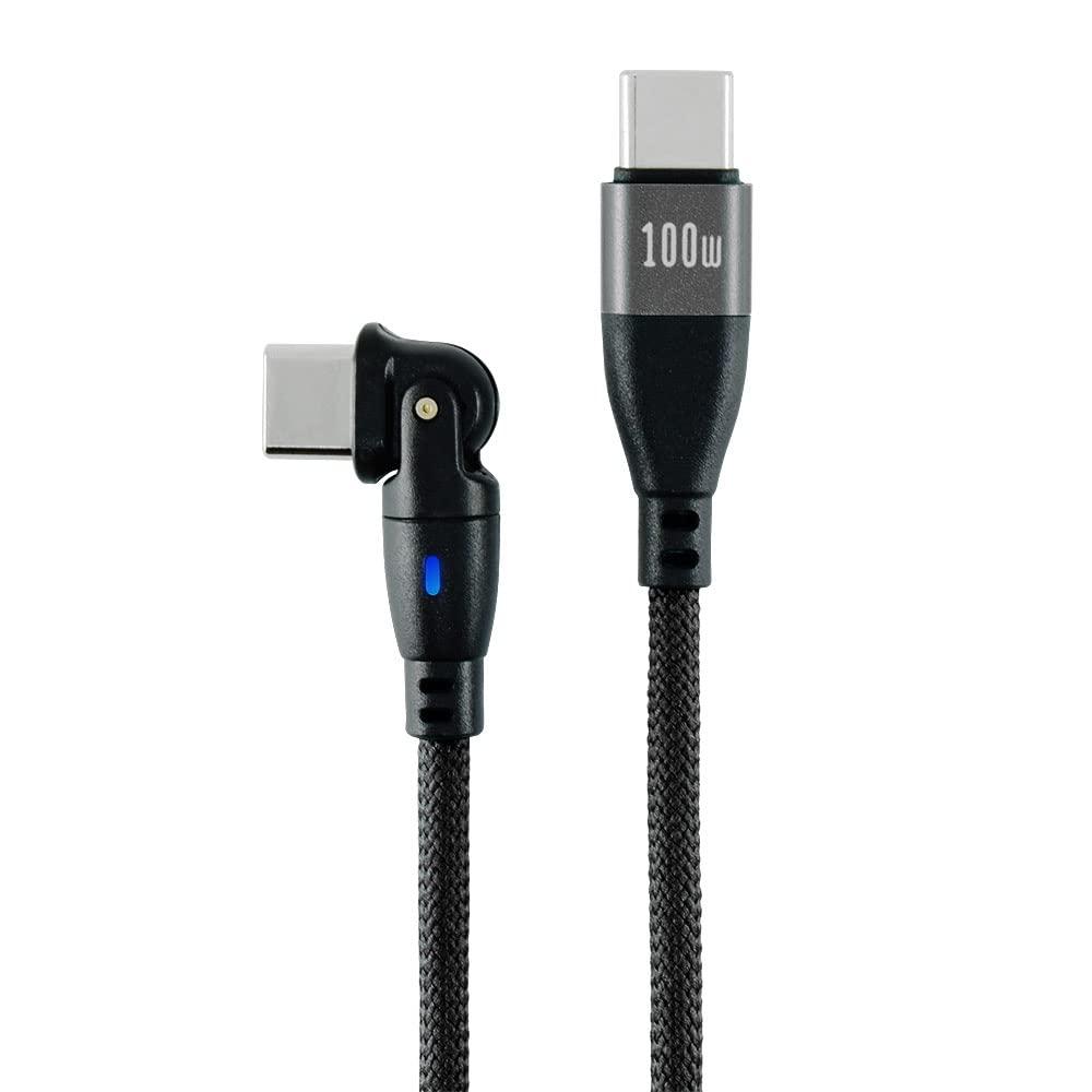 JTT 180° Rotating Connector PD100W Cable 180RPD (1.8m, Black)
