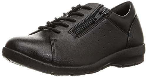 [Eve] Sneakers for Bunions, 4E Width, Zipper Closure, 22-25cm, Women's 313, Black, 24.5cm