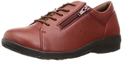 [Eve] Sneakers for Bunions 4E Width with Zipper 22~25cm Women's 313 Red 22.0cm