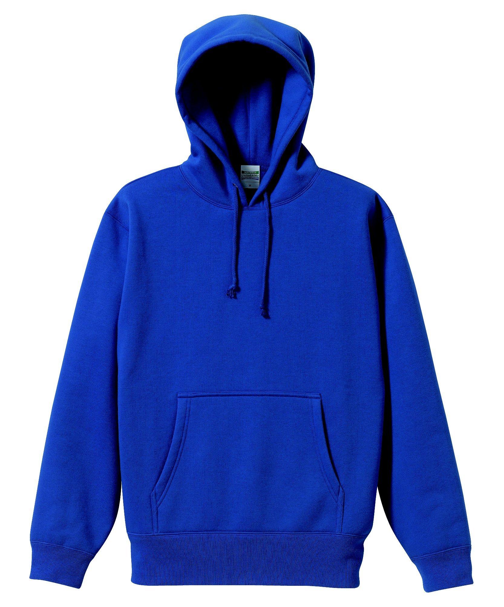 United Athle 10.0 oz T/C Sweatshirt Pullover Hoodie (Brushed Lining) Adult XXL Size 561801X Royal Blue XXL