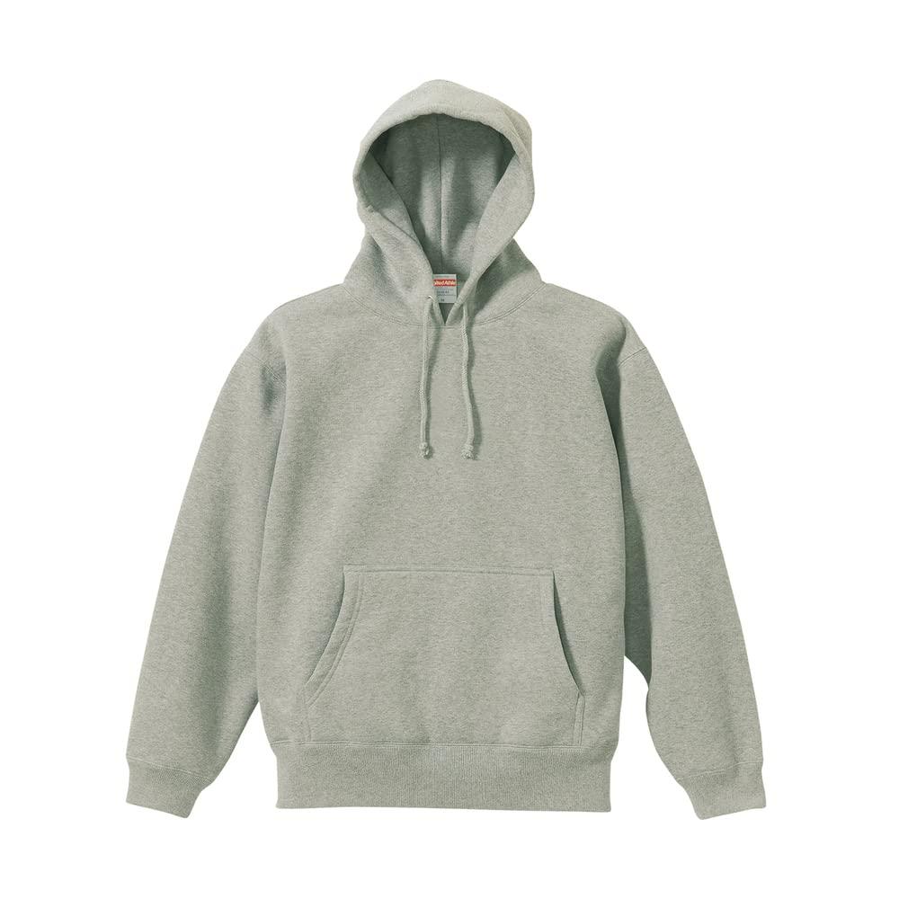 United Athle 10.0 oz T/C Sweatshirt Pullover Hoodie (Brushed Lining) Adult XXL Size 561801X Heather Grey XXL