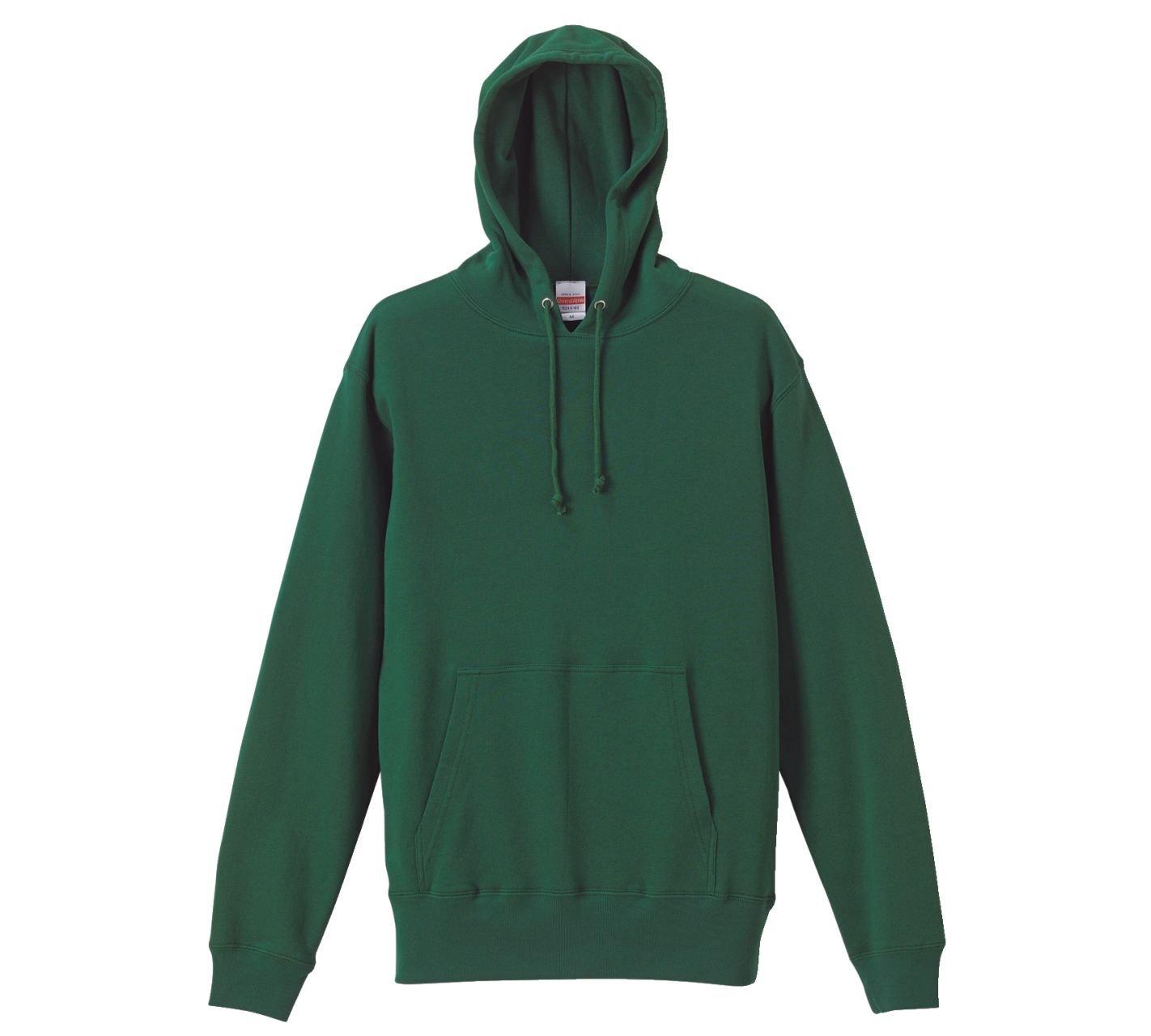 [United Athle] 10.0 oz Sweatshirt Pullover Hoodie (Pile Lining) 521401 497 Ivy Green XXL