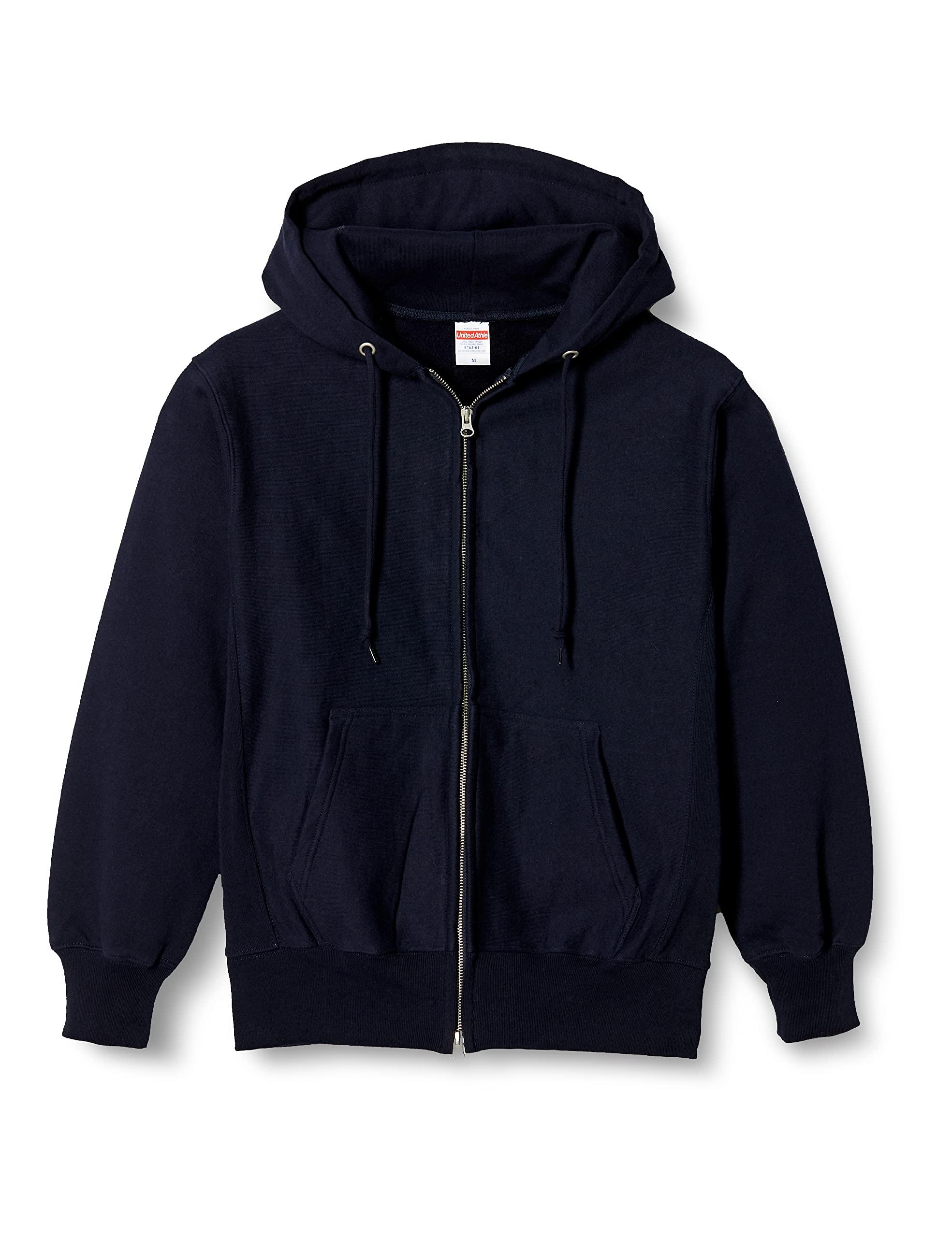 [United Athle] Zip Parka 12oz Heavyweight Sweat Full Zip Parka Navy XXL