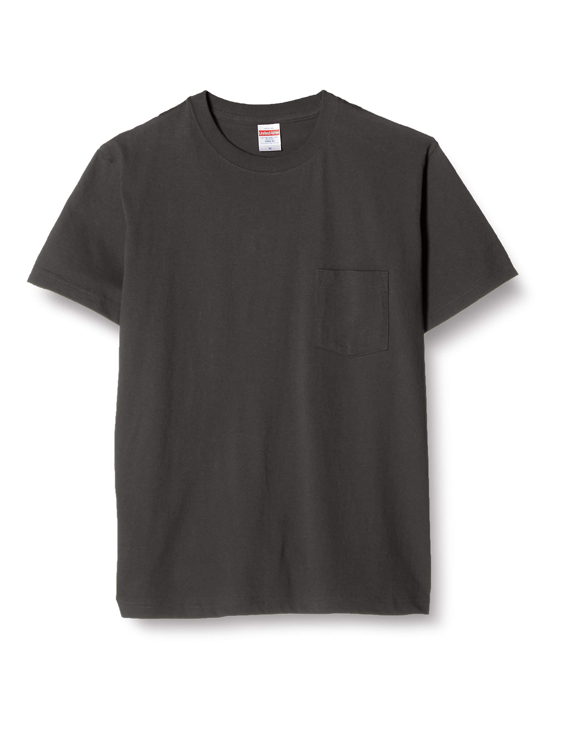 [United Athle] T-Shirt 5.6 oz High Quality T (with Pocket) SUMI Japan M (Equivalent to Japanese Size M)