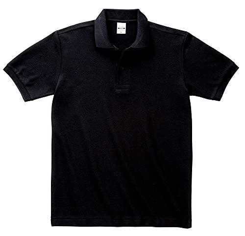 [Printstar] 5.8 oz. TC Piqué Polo Shirt [No Pocket] Men's Black M (Equivalent to Japanese Size M)