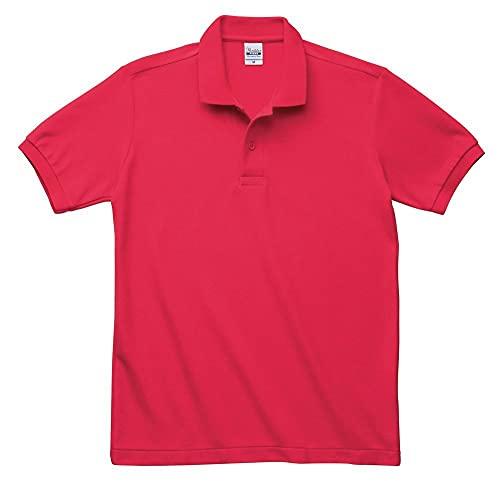 [Printstar] 5.8 oz. TC Piqué Polo Shirt [No Pocket] Men's Red S (Equivalent to Japanese Size S)