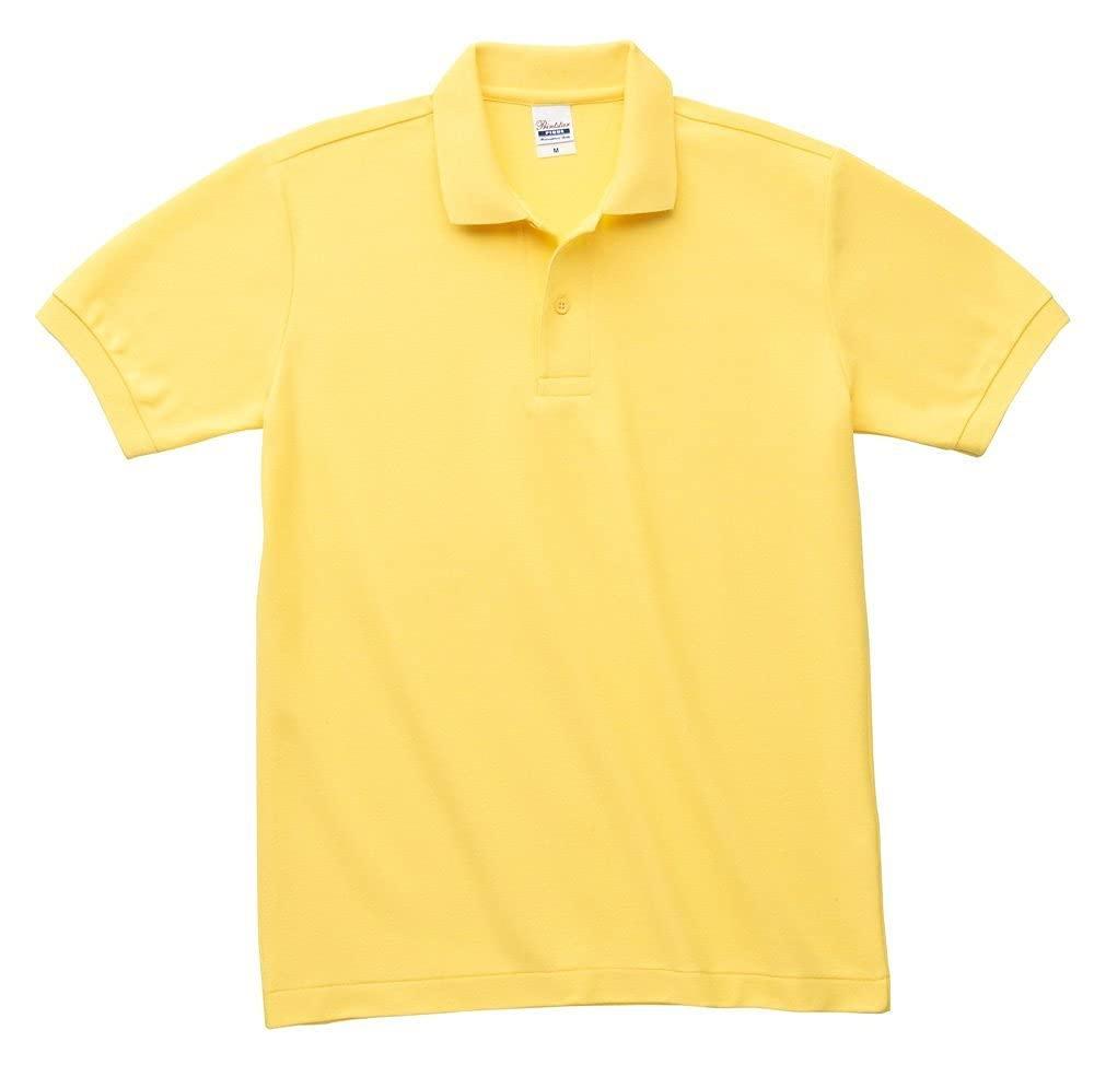 [Printstar] 5.8 oz. TC Piqué Polo Shirt [No Pocket] Men's Yellow M (Equivalent to Japanese Size M)