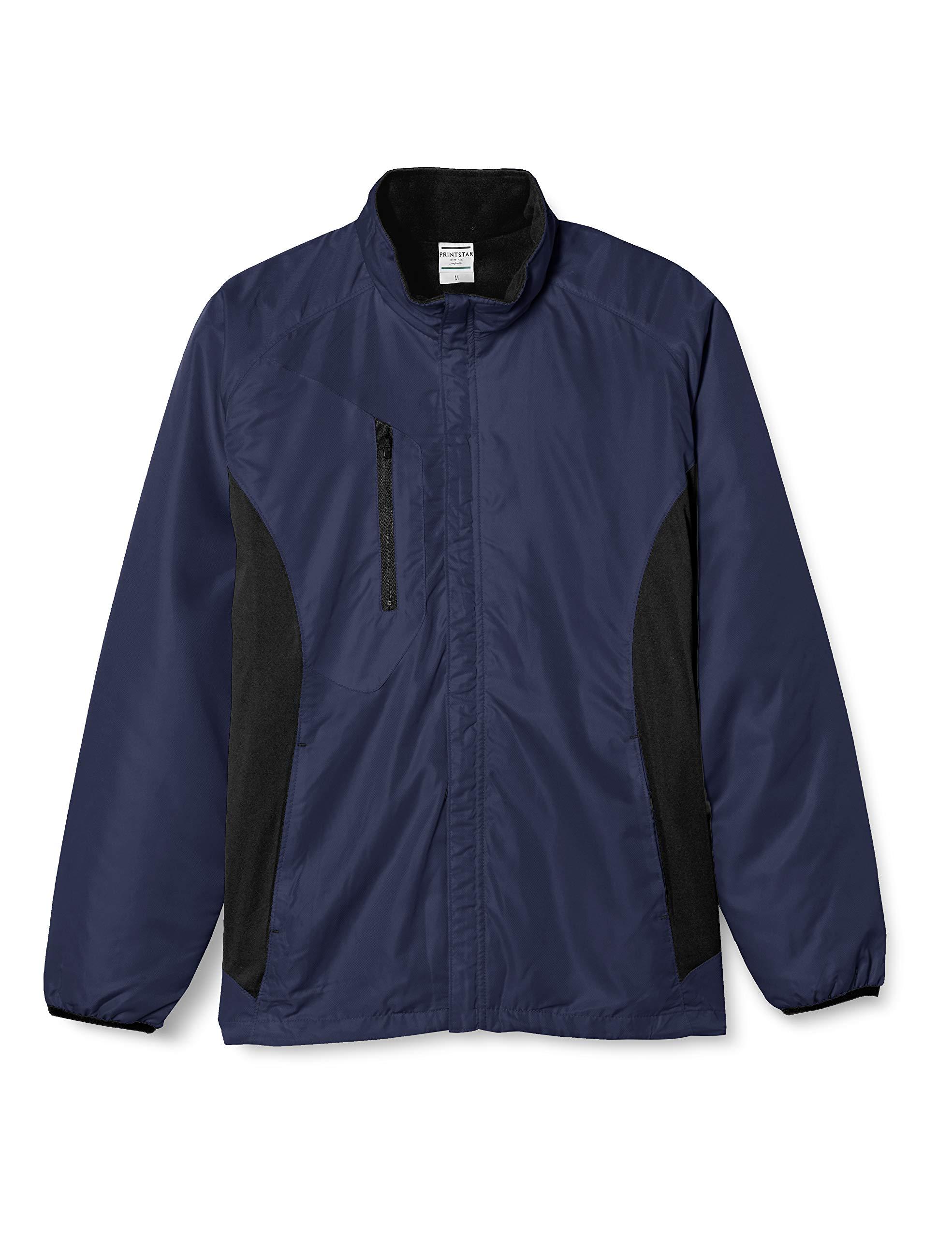 [Glimmer] Outerwear Fleece Lining Stretch Jacket 00236-FSC Men's Navy M
