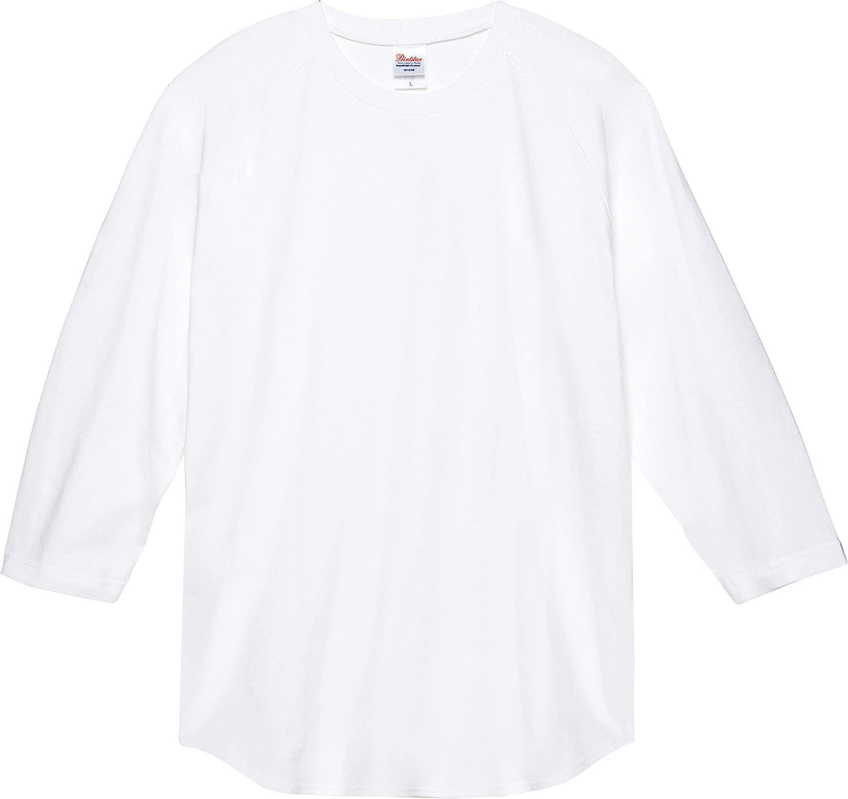 [Printstar] 7/8 Sleeve 5.6 oz CRB Heavyweight Baseball T-Shirt White Japan 3XL (Equivalent to Japanese Size 4L)