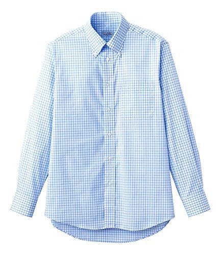 [Face Mix] Graph Check Long-Sleeve Shirt FB4506U 7 Blue M