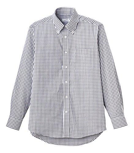 [Face Mix] Graph Check Long-Sleeve Shirt FB4506U 16 Black L