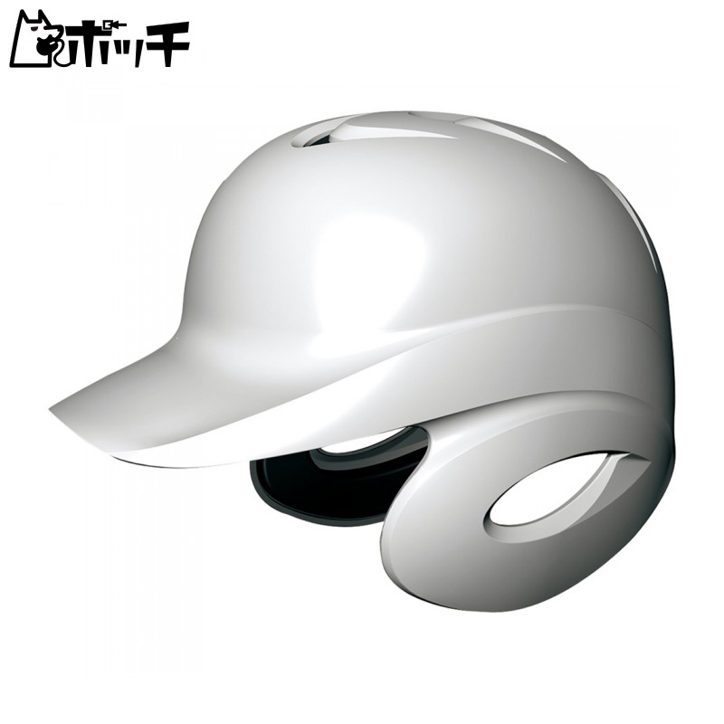 SSK Baseball Softball Helmet with Ear Flaps H2500 White (10) L Size