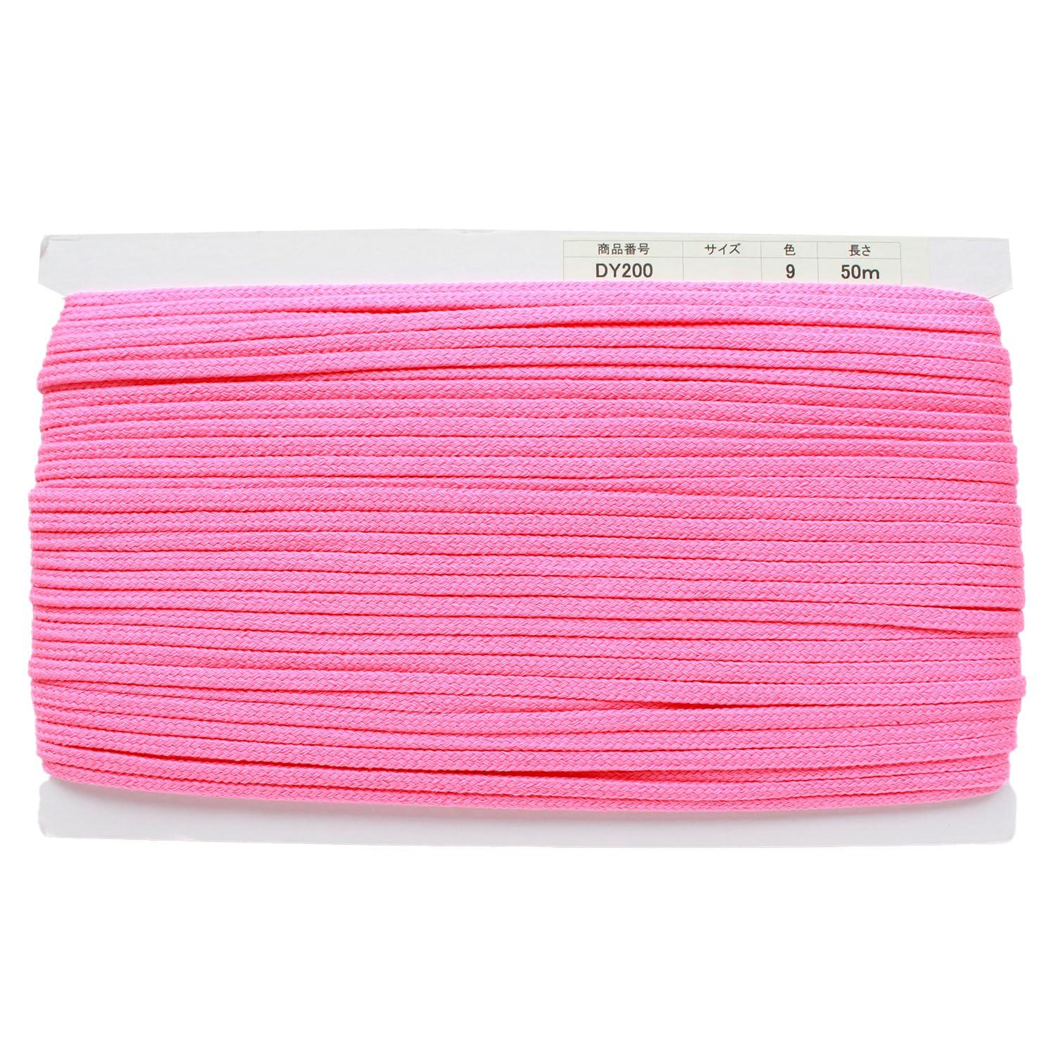 Nippon Chuko Acrylic Craft Cord φApprox. 5mm × 50m Pink DY200-9