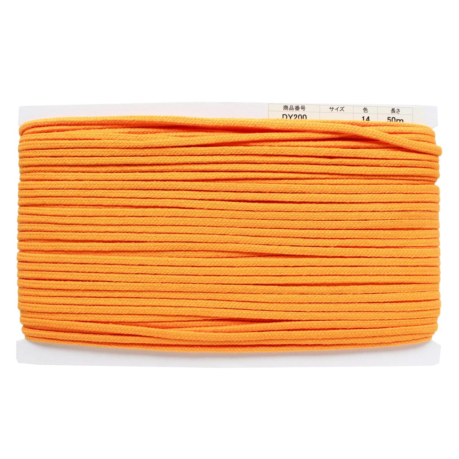 Nippon Chuko Acrylic Craft Cord φApprox. 5mm × 50m Yamabuki DY200-14