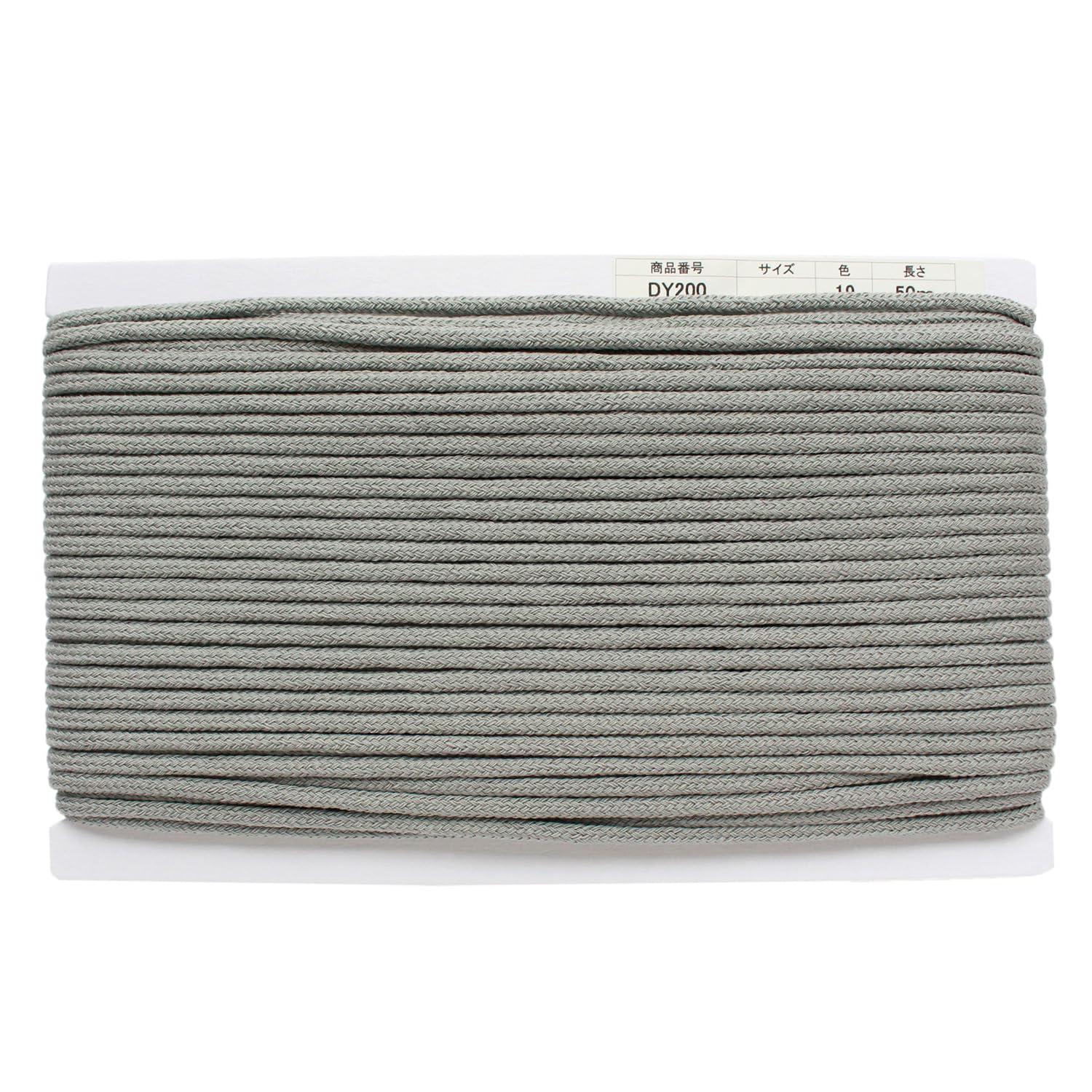 Nippon Chuko Acrylic Craft Cord φApprox. 5mm × 50m Light Gray DY200-19