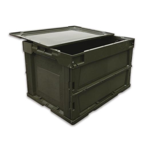 530x366x325mm／51.9L Folding Container (OD Color／With Lid)