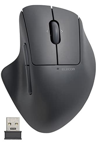 ELECOM Mouse Wireless Mouse SHELLPHA 2.4GHz Wireless Silent Antibacterial 5-Button + Tilt Wheel Black M-SH30DBSKBK