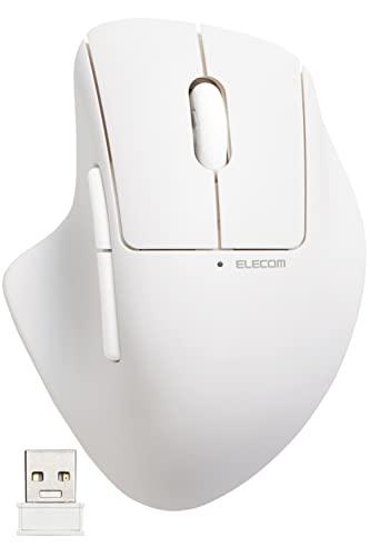 ELECOM Mouse Wireless Mouse SHELLPHA 2.4GHz Wireless Silent Antibacterial 5-Button + Tilt Wheel White M-SH30DBSKWH
