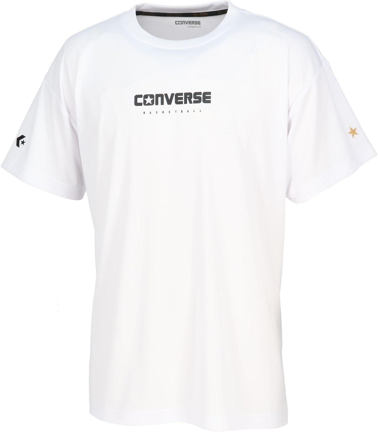 [Converse] Basketball Short-Sleeve Shirt Gold Series T-Shirt CBG251352 White