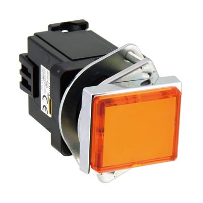 ESCO AC200V LED Indicator Light (Square, Orange) EA940DB-28A
