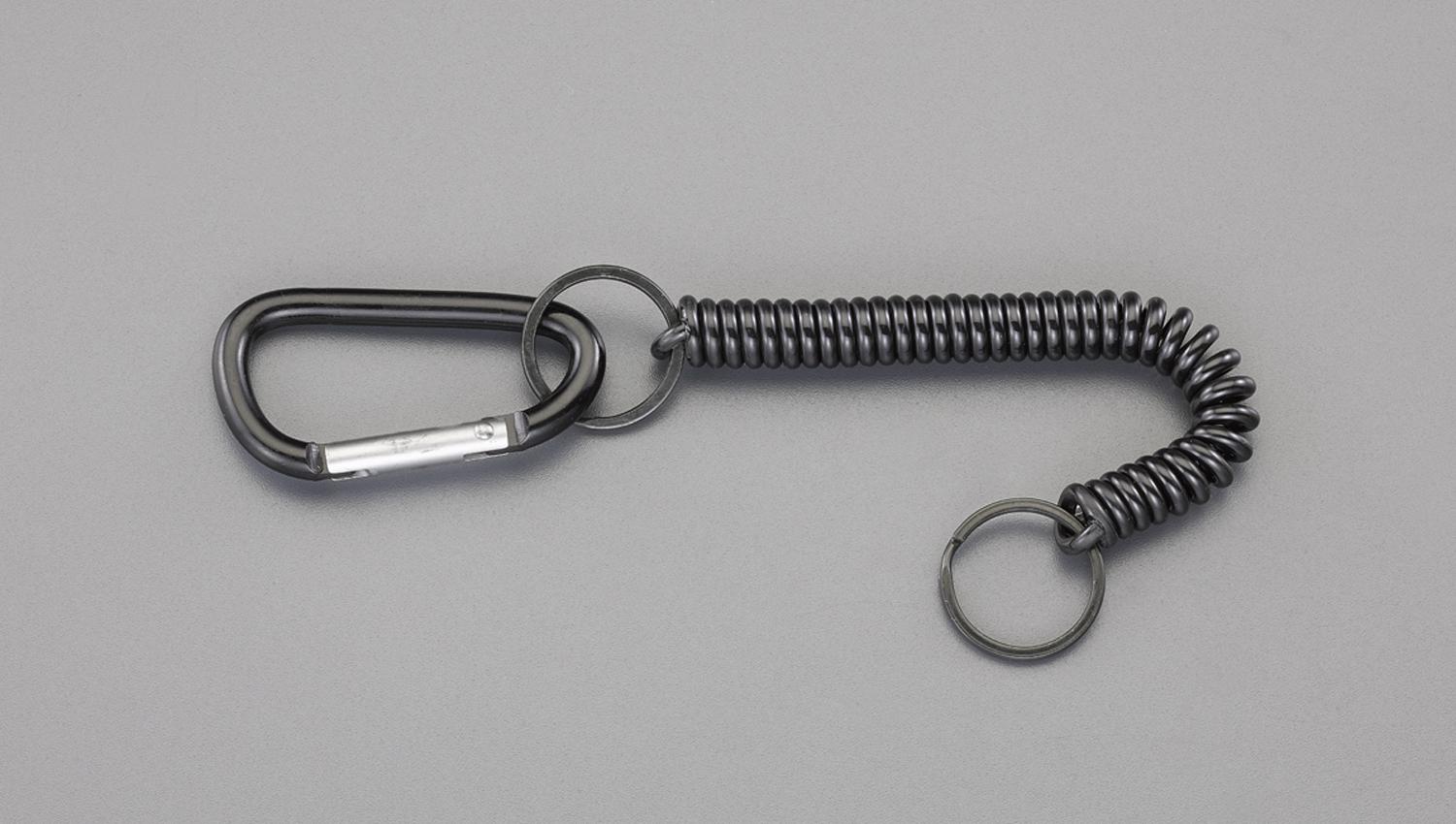 ESCO 102-914mm Coiled Cord (with Carabiner) EA916ZL-77
