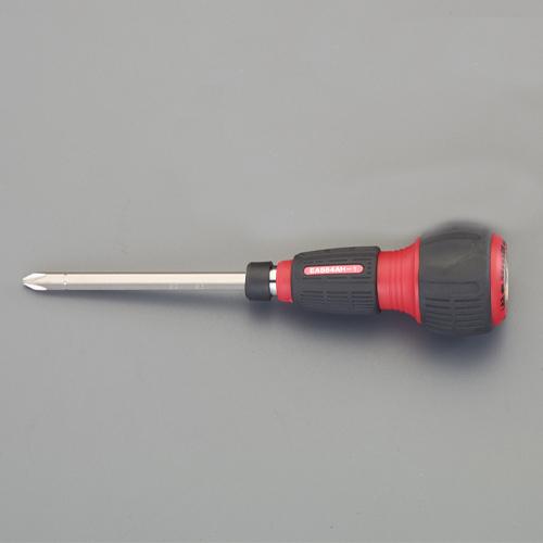 #2x6.0mm [+-] Screwdriver (Ratchet-type, Electrician's)