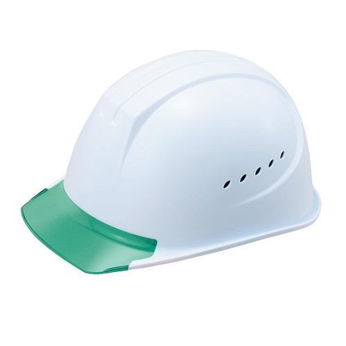 Helmet (Ventilated, White/Green)