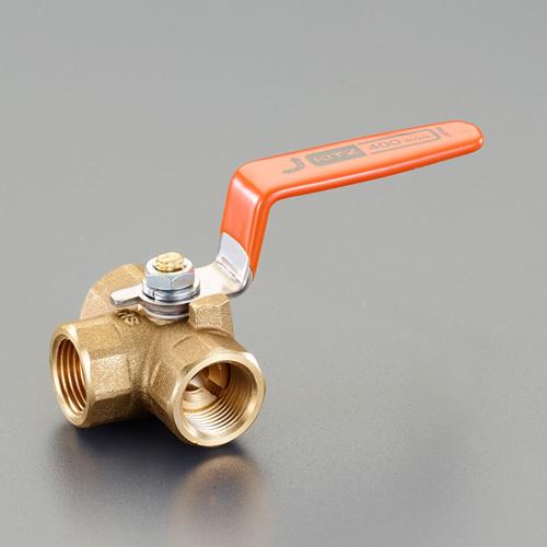 Rc1/4 Three-way ball valve (brass)