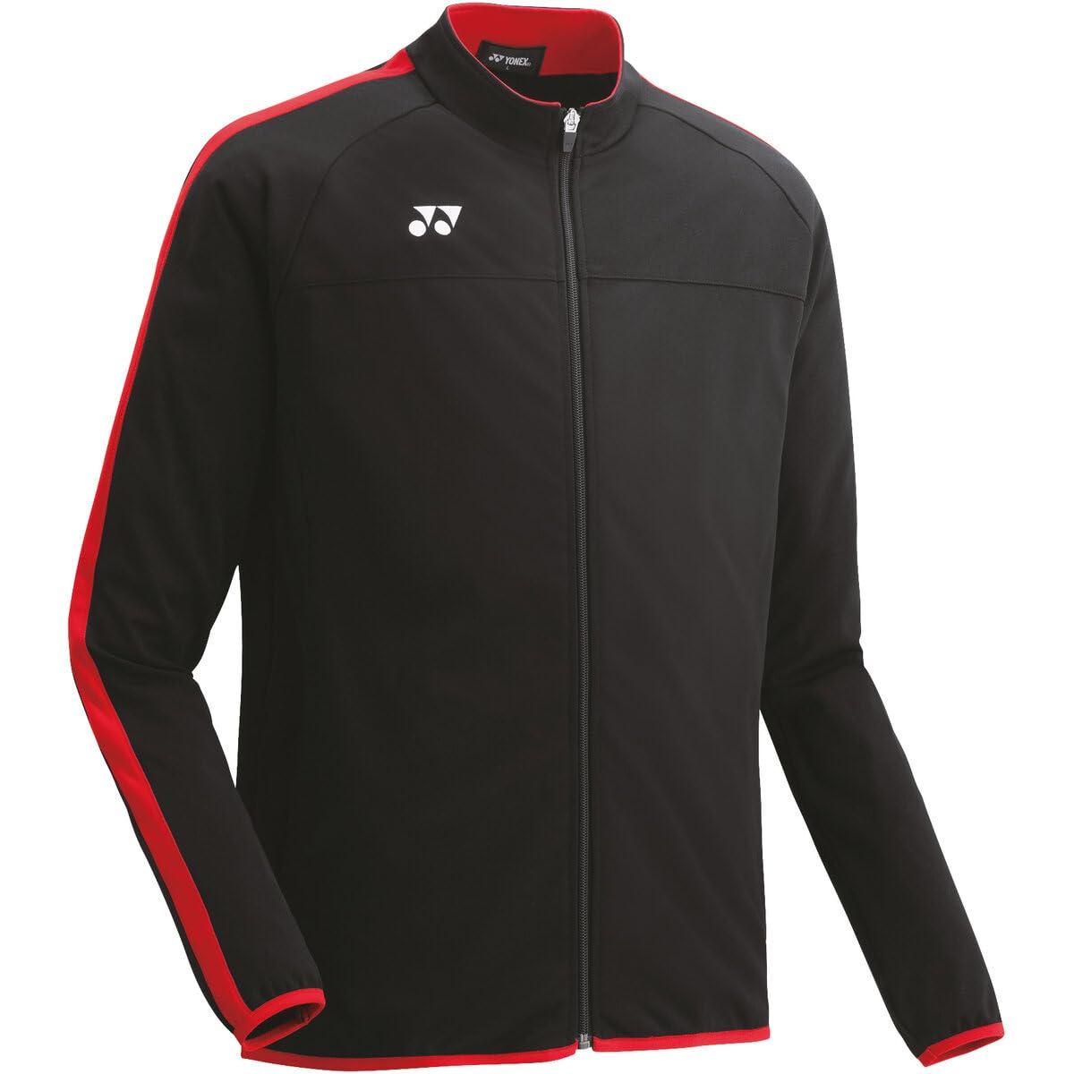 YONEX Unisex Football Training Top Pro Style Black/Red L FW5007