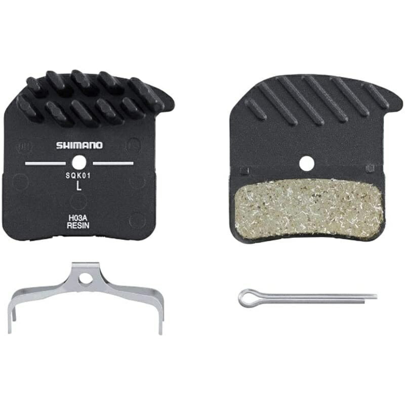 SHIMANO Disc Brake Pad H03A Resin with Fins EBPH03ARFA