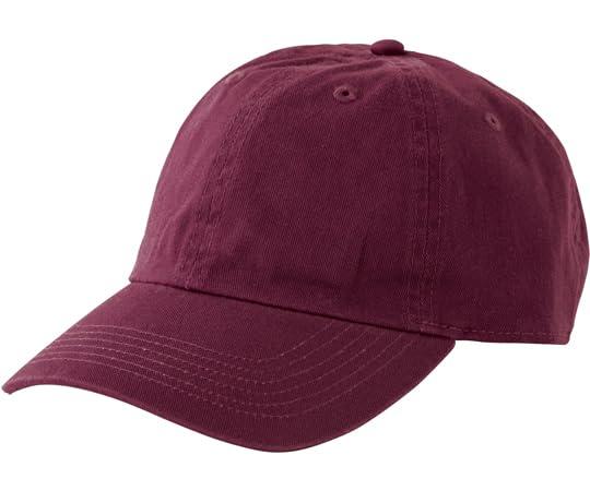 [LifeMax] Baseball Cap Cotton Cap Burgundy