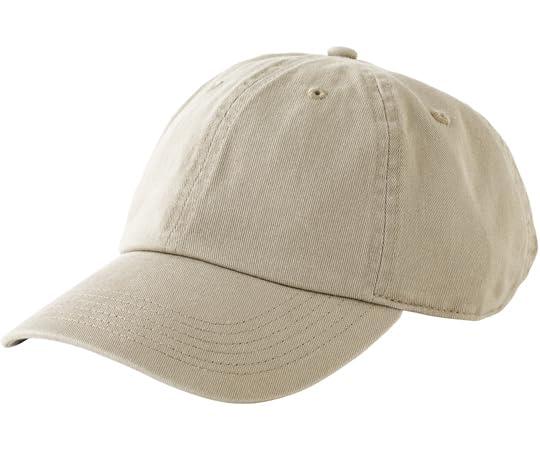 [LifeMax] Baseball Cap Cotton Cap Sand Khaki