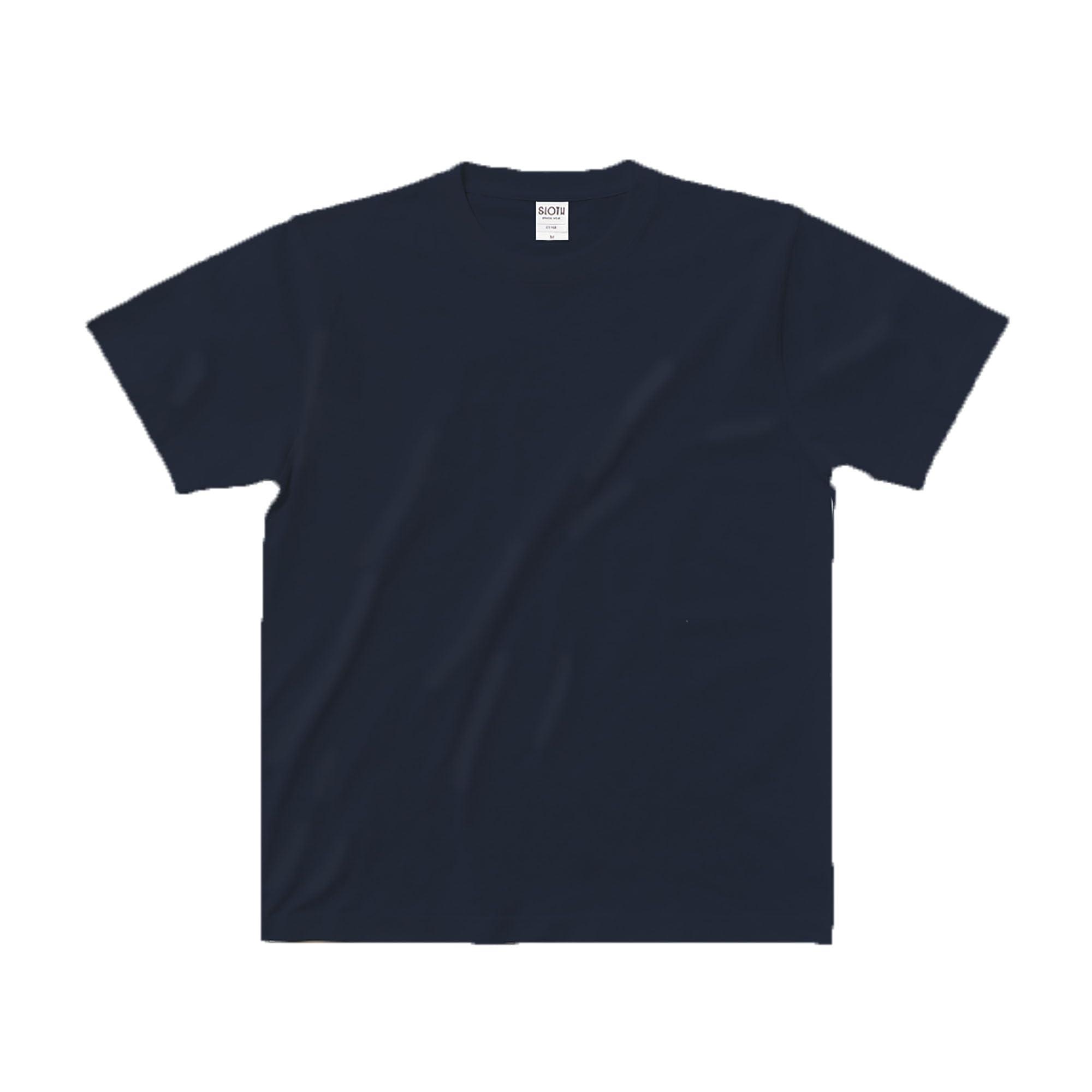 [LifeMax] Regular Organic Cotton T-Shirt Navy